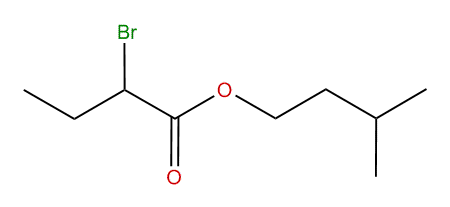 Isopentyl 2-bromobutanoate